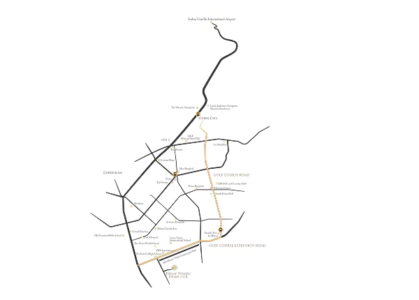 trump towers Gurgaon Location Map